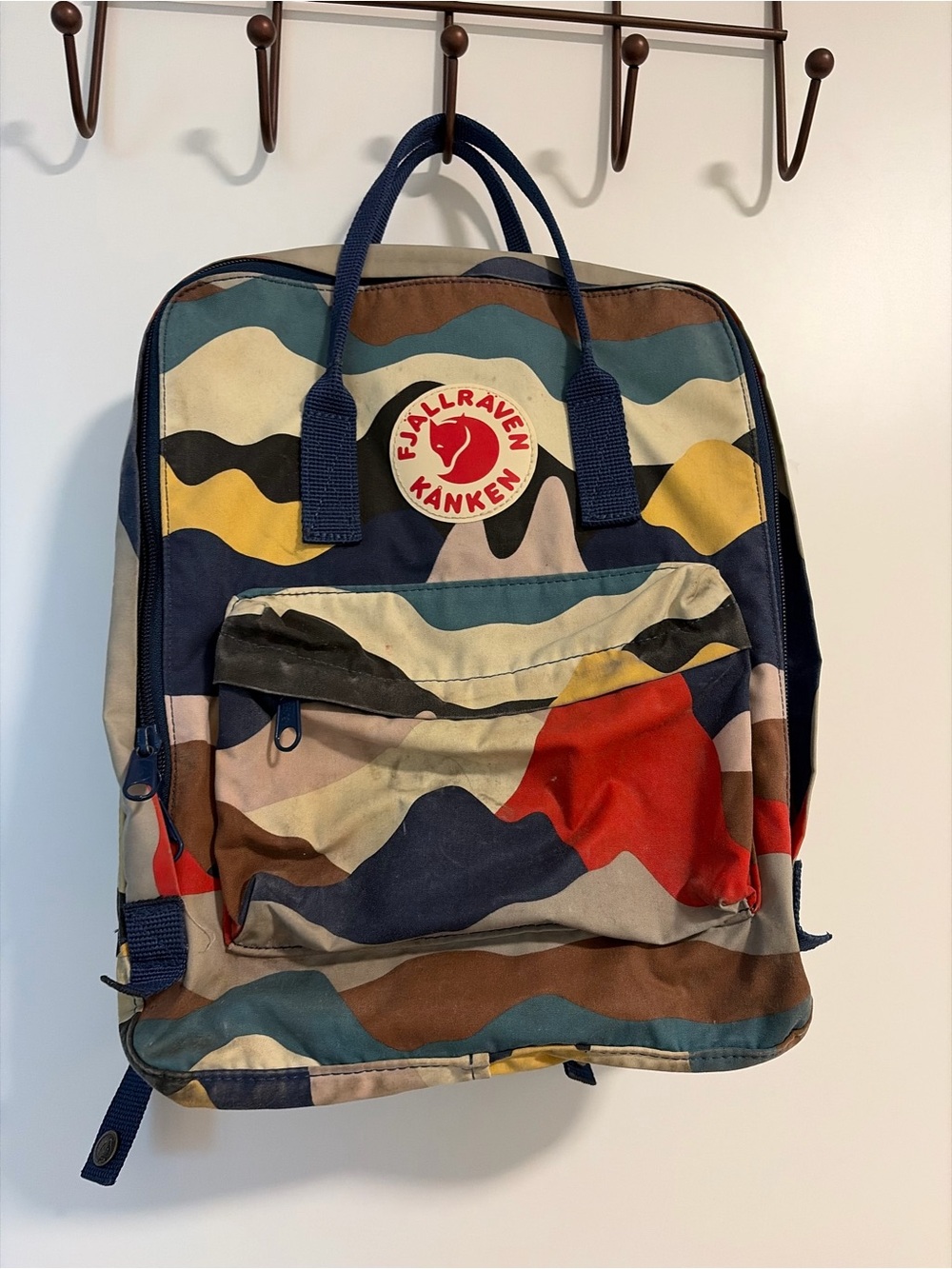 Fjallraven Multi-Color Canvas Backpack